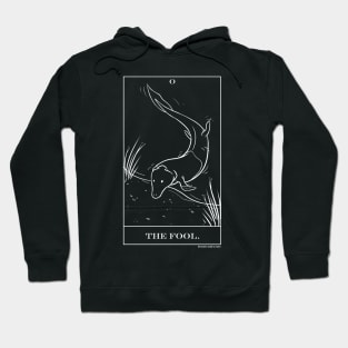 The Fool dinosaur Tiktaalik tarot Hoodie